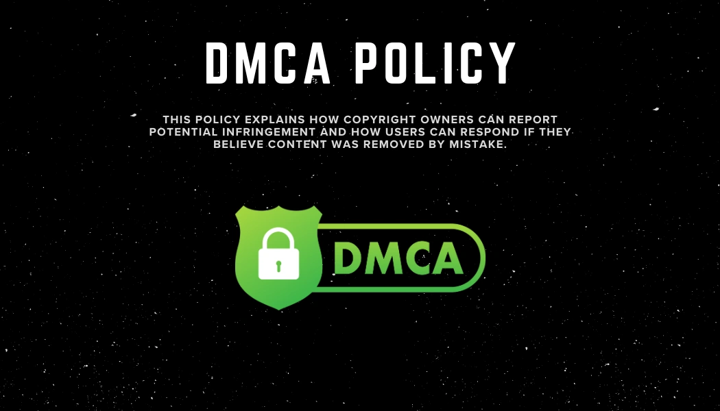 Official DMCA Policy graphic for My Smart Converter website outlining copyright protection and digital compliance rules.